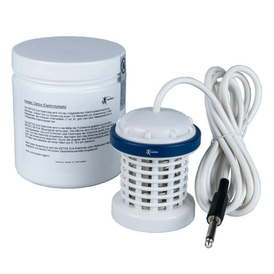 EMG Zink Elektrode (Set) inkl. Aktivierungssalz als Ersatz zum Elektrolyse Fußbad